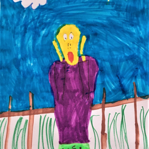 pokaż obrazek - Krzyk Edvarda Muncha w interpretacji N. Bona