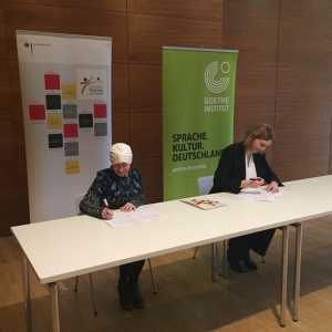 pokaż obrazek - Podpisanie umów o współpracy z Goethe-Institut
